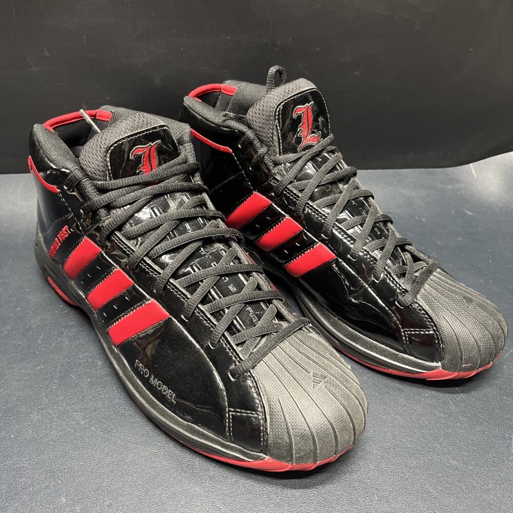 Adidas Pro Model 2G Black Red Embro “Louisville First” Men’s Size 13 FV4197